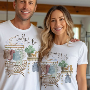 Pappa till Be Boho Nursery Barnkläders T Shirt