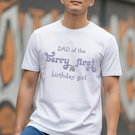Pappa till Berry First Fairy Första födelsedagen T Shirt