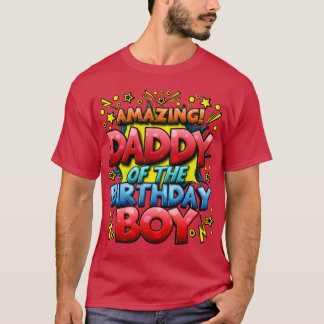 Pappa till Birthday Boy Matching Family Fathervi T Shirt