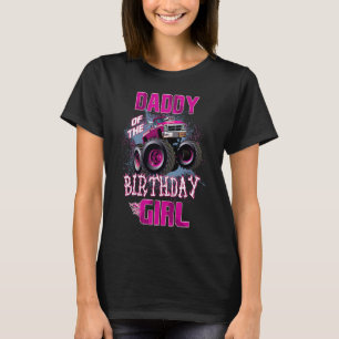 Pappa till Birthday Girl Monster Lastbil Far 1 T Shirt