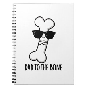 Pappa till Bone Funny Anatomy Pun Anteckningsbok