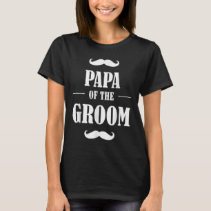 Pappa till brudgummen T-shirt Roligt bröllop möhip