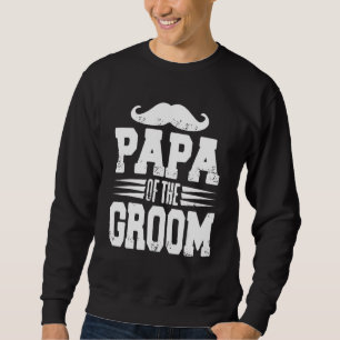 Pappa till brudgummen Vintage svensexa design P Lång Ärmad Tröja