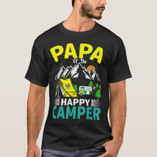 Pappa till Camper Pappa 1-års födelsedag Familjeca T Shirt