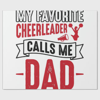 Pappa till cheerleader Vintage gravering T-shirt d Presentpapper