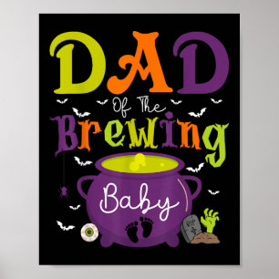 Pappa till den bryggande bebistocken Baby Shower S Poster