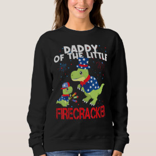 Pappa till den lilla brandkåparen Cute Patriotic T Shirt