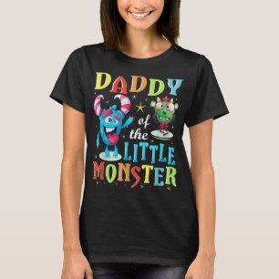 Pappa till den lilla familjen Monster Matching Bir T Shirt