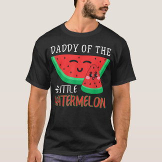 Pappa till den lilla familjen vattenmelon t shirt