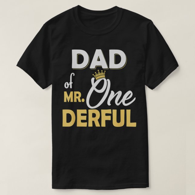 Pappa till den nederländske 1:a födelsedagen 1Derf T Shirt (Design framsida)