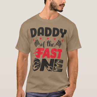 Pappa till den snabbaste Tävlan Pappa 1:a födelsed T Shirt
