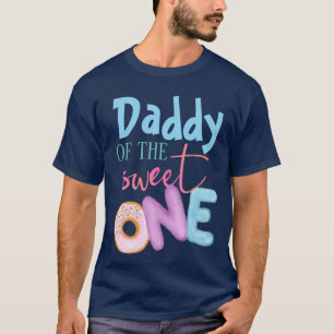 Pappa till den sötade en broder 1:a födelsedagen D T Shirt