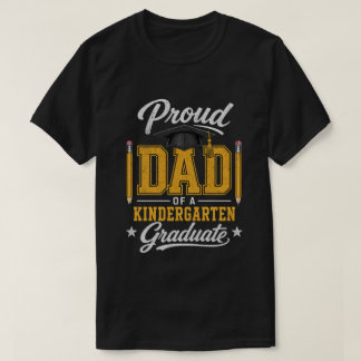 Pappa till en förskoleklassutexaminerad pappa t shirt
