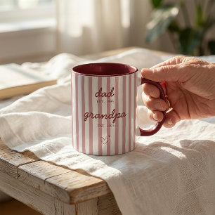 Pappa till farfar tillkännagivande present mugg
