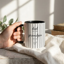 Pappa till farfar tillkännagivande present mugg