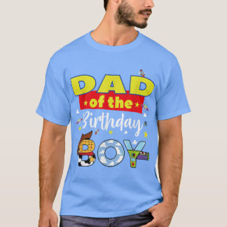 Pappa till födelsedags pojken Familj rolig matchan T Shirt