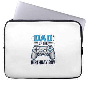 Pappa till födelsedagsgrabb Gamer T-shirt Design_1 Laptop Fodral