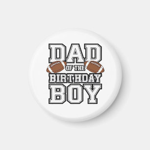 Pappa till födelsedagspojken fotbollsälskare famil magnet