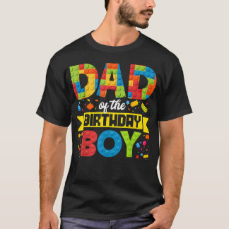 Pappa till födelsedagspojken Mästerbyggare Byggnad T Shirt