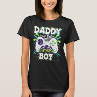Pappa till födelsedagspojken Matchande videospel F T Shirt