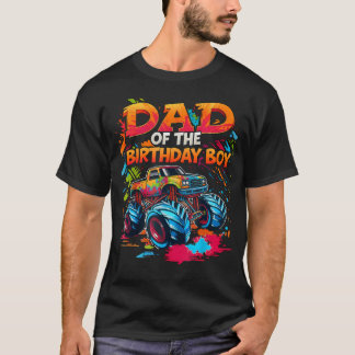 Pappa till födelsedagspojken Monster Truck kläder T Shirt