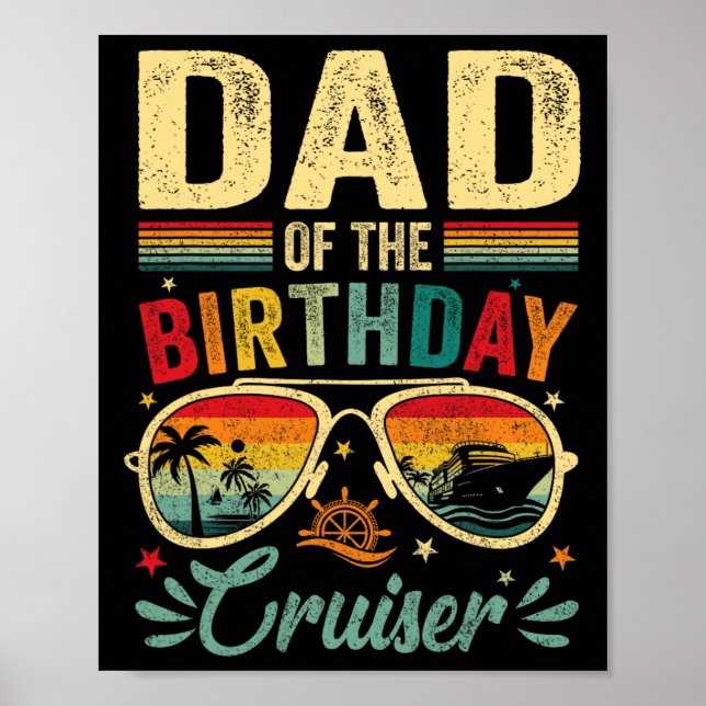 Pappa till födelsedagsseglare Singels kryssning Vi Poster (Framsidan)