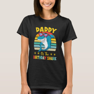 Pappa till Hajs födelsedagsfamilj som matchar föde T Shirt