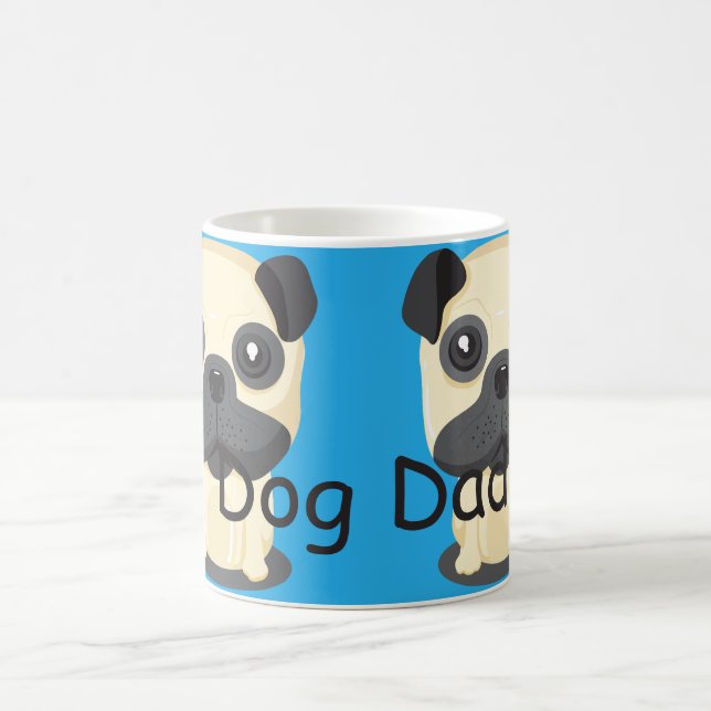 Pappa till hund kaffemugg (Center)