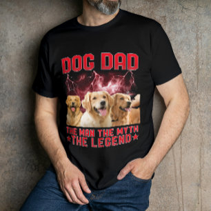 Pappa till hund - Mannen Myten Legenden - Personli T Shirt
