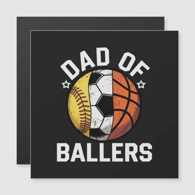 Pappa till idrottsbollar (Fram/baksida)
