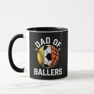 Pappa till idrottsbollar mugg