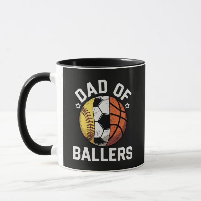 Pappa till idrottsbollar mugg (Vänster)
