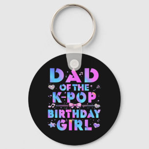 Pappa till K-Pop-födelsedagsflickorna koreansk mus Nyckelring