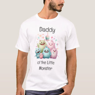 Pappa till Little Monster födelsedag T Shirt