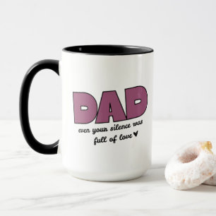 Pappa till och med din tystnad Combo Mugg