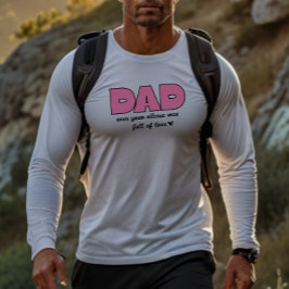 Pappa till och med din tystnad | Manar Långärmad T Shirt