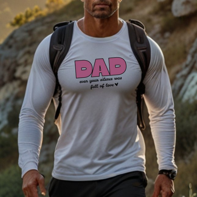 Pappa till och med din tystnad | Manar Långärmad T Shirt (Skapare uppladdad)