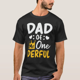 Pappa till Onederful 1:a Birthday Party Matching T Shirt
