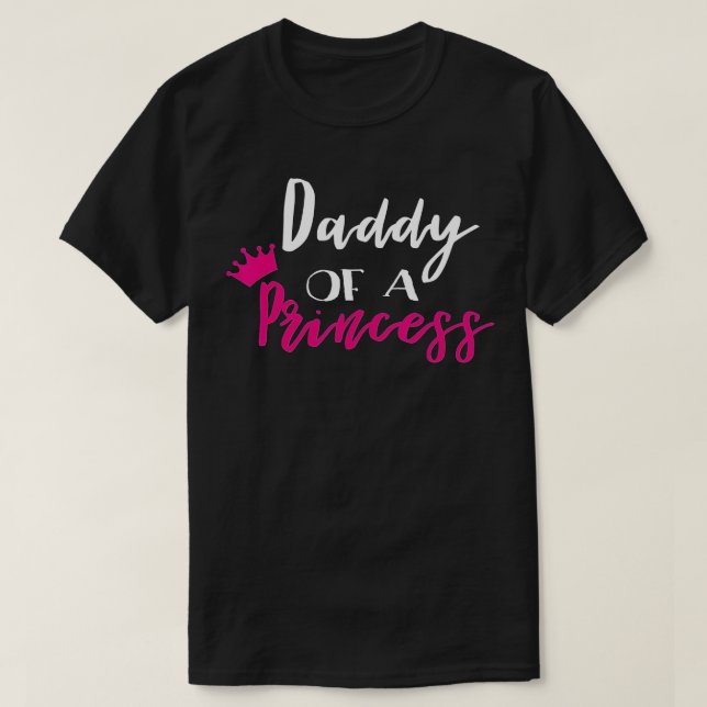Pappa till Princess Funny Fars dag Pappa T Shirt (Design framsida)