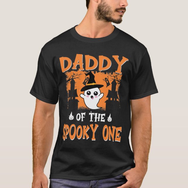 Pappa till taloky One, 1:a födelsedagshalloween T Shirt (Framsida)