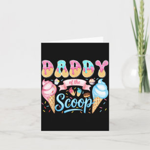 Pappa till The Scoop Glasskål Könsbestämning Baby Kort