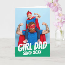 Pappa till tjej sedan 20XX Modernt snyggt enkelt h