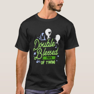 Pappa till Twillingar farfar, farfar, farfar och f T Shirt