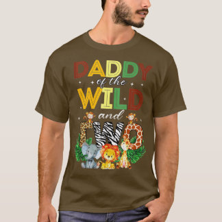 Pappa till Vild 2 Zoo Birthday Safari Jungle A T Shirt