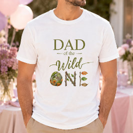 Pappa till Wild One Födelsedags T-shirts för män