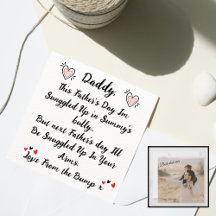 Pappa-to-be med Heartfilt Fars dag med foto