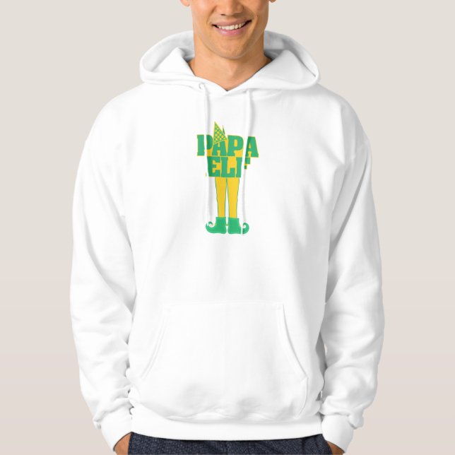 Pappa Tomte Sweatshirt Med Luva (Framsida)