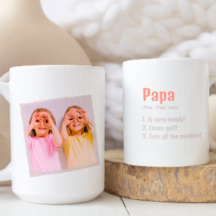 Pappa Traits Birthday Fars dag Photo Kaffemugg