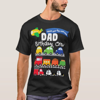 Pappa Transport födelsedag Flygplan med brand T Shirt