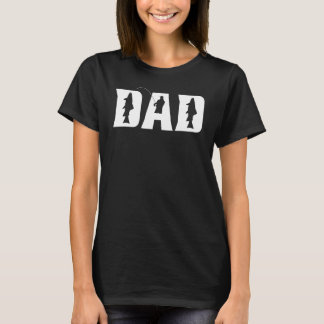 Pappa Trout Fishing - Lustigt pappa Bass Fisherman T Shirt